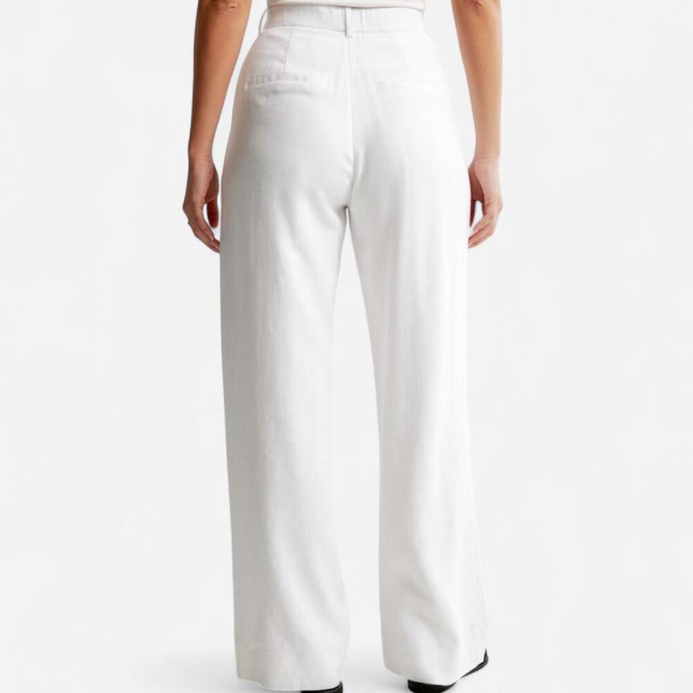 Abercrombie & Fitch Sloane Tailored Pants Women’s 34 Linen Blend NWT - Picture 4 of 7